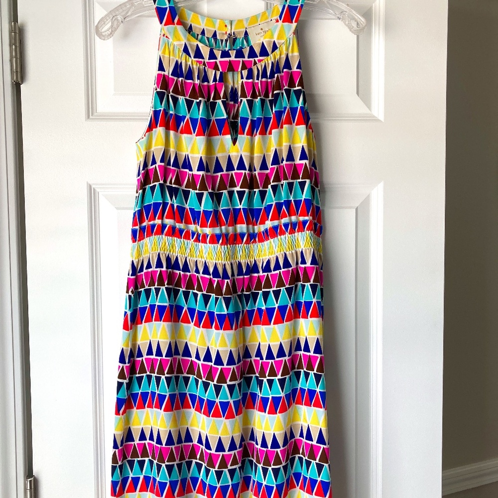 Kate Spade Colorful Geometric Dress, Size 10